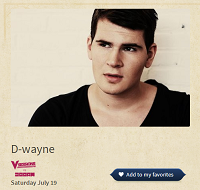 D-wayne in line up 2014 edition